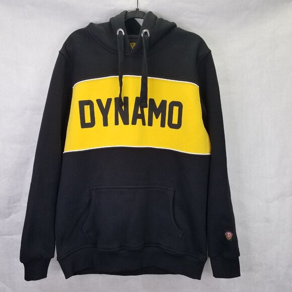 Dynamo Dresden Soccer Team Hoodie Men's Large Germany Futbol Black Sweatshirt - Picture 4 of 14